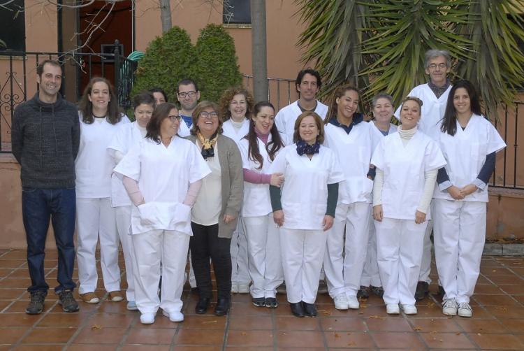 Ana Muñoz, con participantes en el curso.