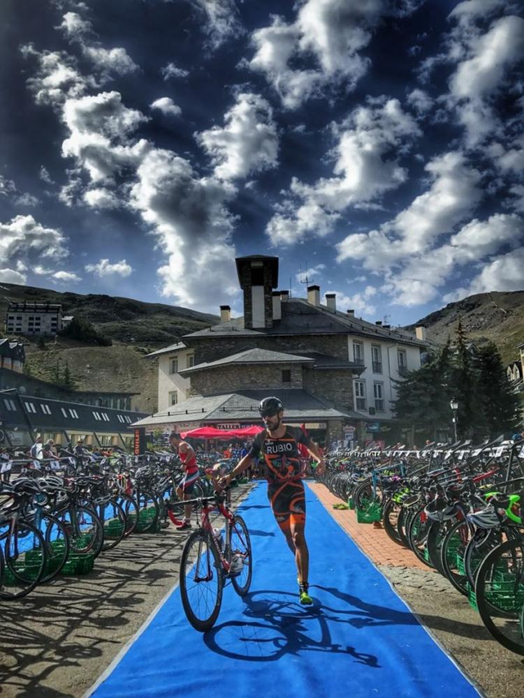 Imagen de la transición a bicicleta.