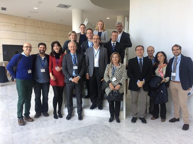 Investigadores del proyecto reunidos en el Hospital Campus de la Salud.