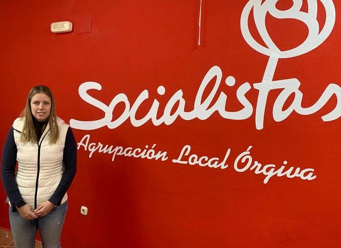 María Pérez Morillas, portavoz socialista en Órgiva. 