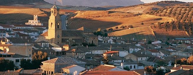 Vista de Guadahortuna, el municipio granadino de menos de 1.000 habitantes con menor renta media.