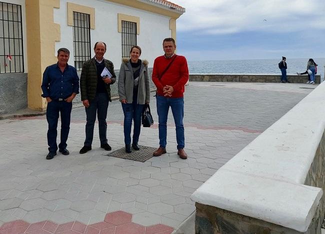 La alcaldesa ha asistido a la recepción de la obra. 