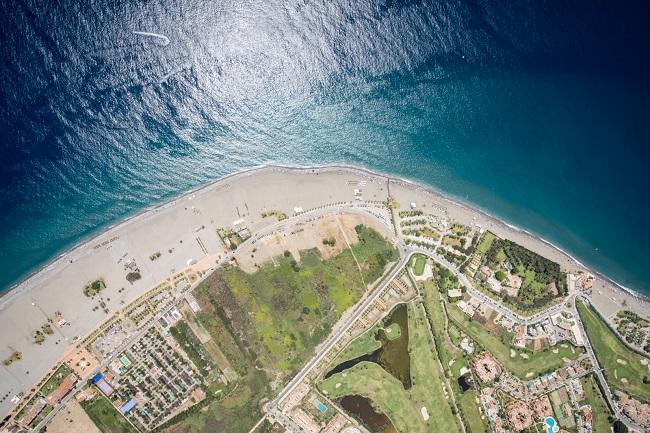 Imagen aérea de la zona donde se acometerán las obras. 