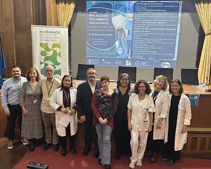 Participantes en la jornada celebrada en el Hospital Virgen de las Nieves. 