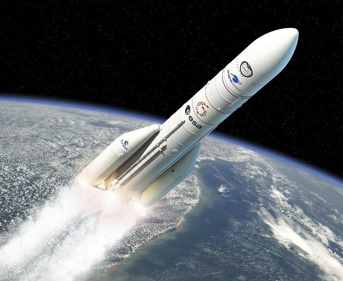 El cohete Ariane 6, desarrollado por la Agencia Espacial Europea. 