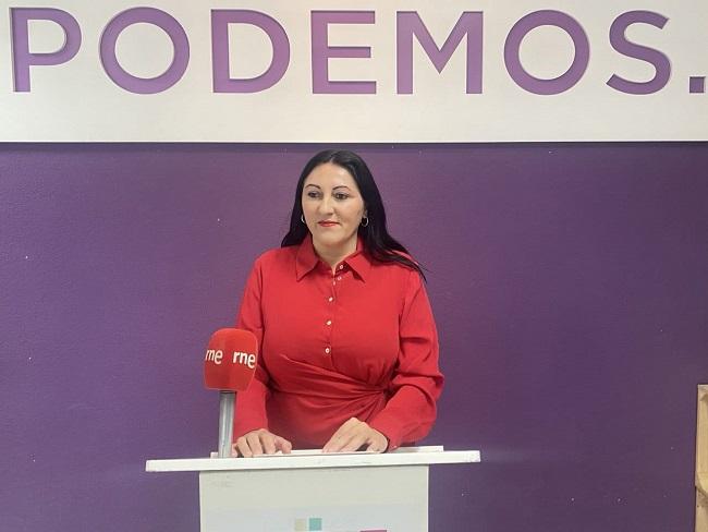 Alejandra Durán en rueda de prensa.