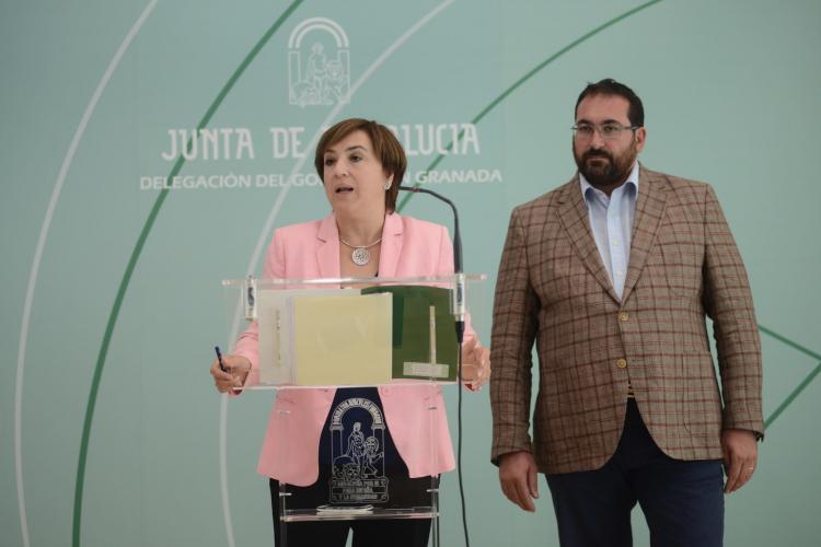 Sandra García y Germán González, en rueda de prensa.