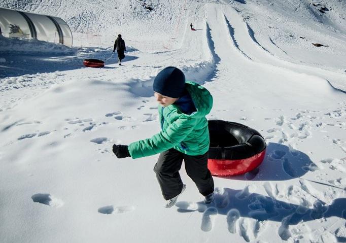 Actividades infantiles en Borreguiles. 