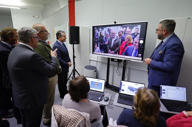 Visita de Antonio Sanz a Guadix. 