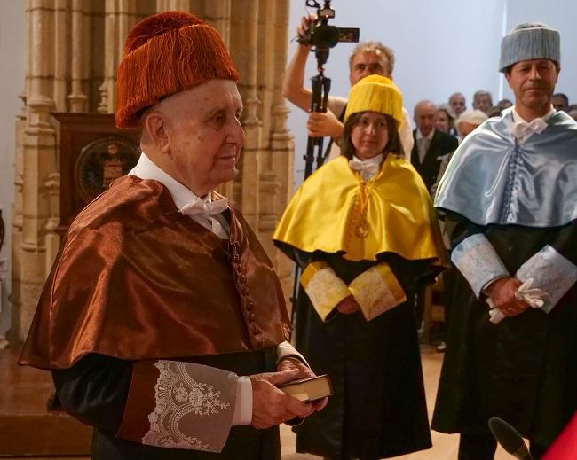 Giménez Yanguas, este lunes tras ser investido Honoris Causa. 