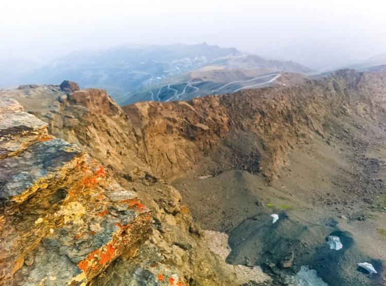 Amanecer en el Pico del Veleta.