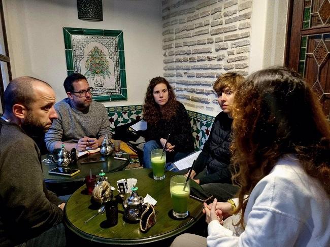 Reunión de Adelante Andalucía con la plataforma vecinal Albayzín Habitable.