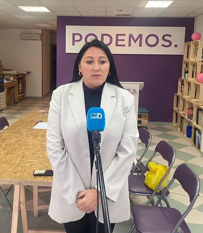 Alejandra Durán, este lunes en rueda de prensa.