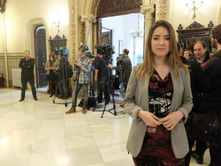 Ana Terrón en la Subdelegación del Gobierno.