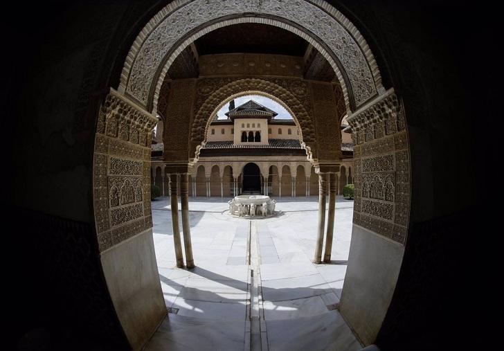 Imagen de archivo del Patio de los Leones.