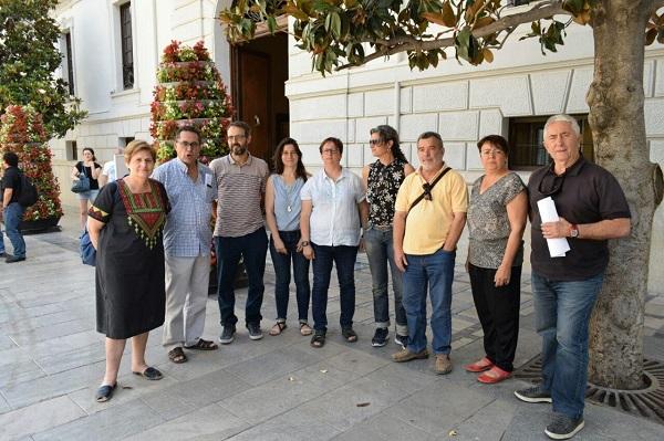 Presentación de la propuesta en la Plaza del Carmen.