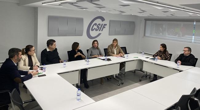 Reunión de PP y CSIF.