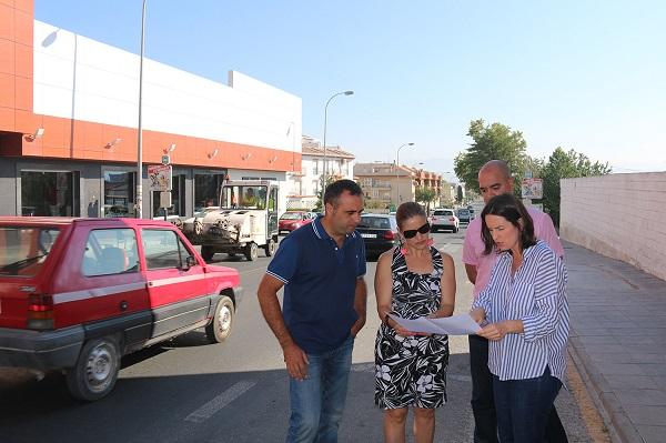 De Santa Ana con el alcalde y concejales de Alhendín.