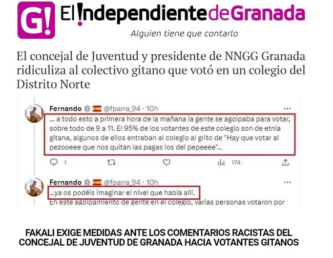 Imagen empleada por Fakali con la información de 'El Independiente de Granada'