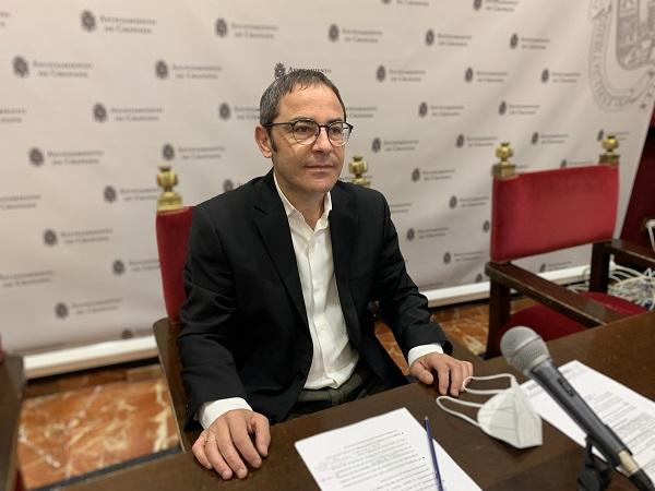 Miguel Ángel Fernández Madrid en rueda de prensa.