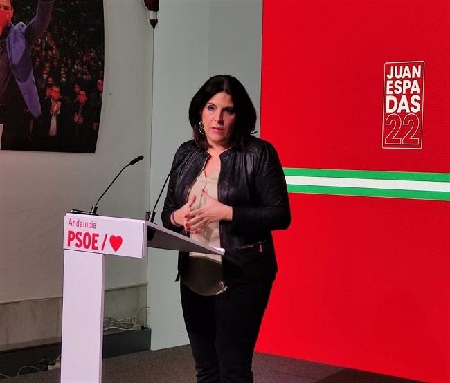 La vicesecretaria general de Acción Política y Social del PSOE-A y portavoz en el Parlamento de Andalucía, Ángeles Férriz, en una imagen de archivo. 