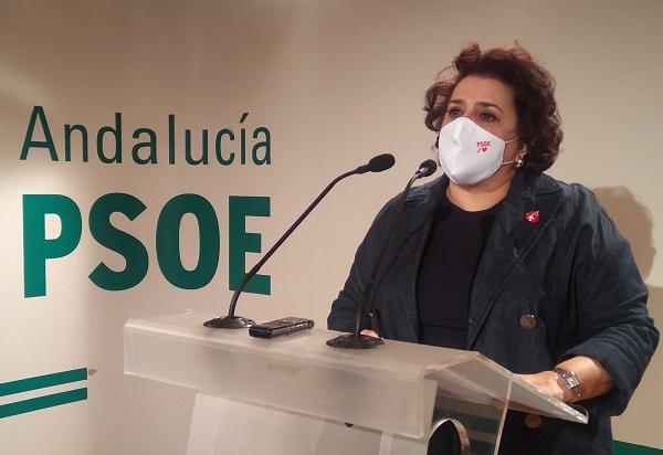 Teresa Jiménez, en rueda de prensa. 