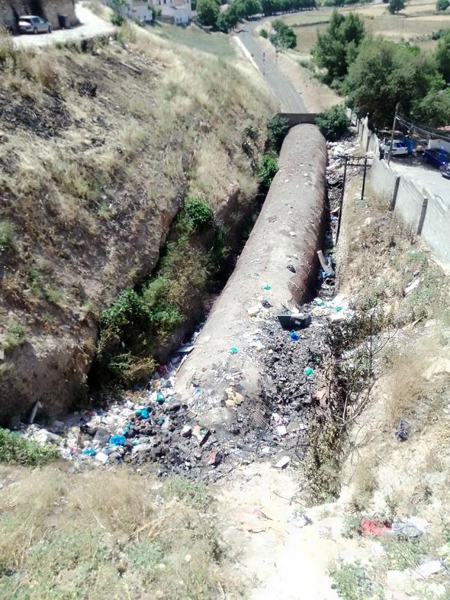 Imagen del estado de la zona señalada. 