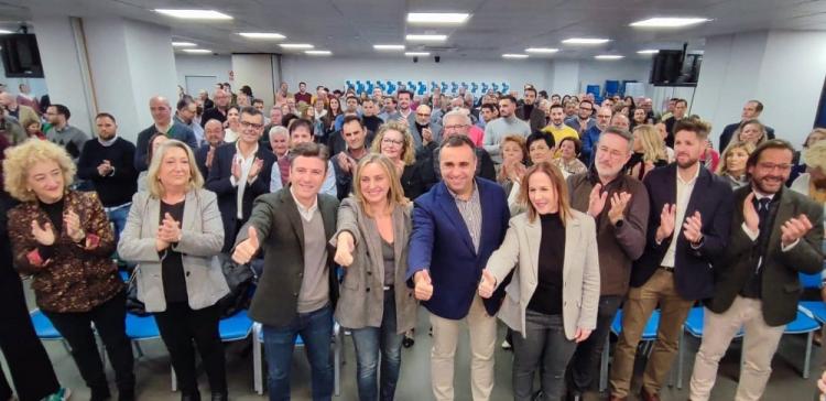 Imagen de la Junta Directiva del PP de Granada. 