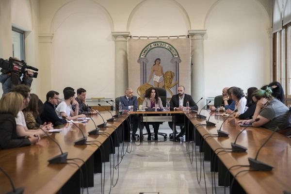 La consejera Rocío Ruiz este viernes en Granada.