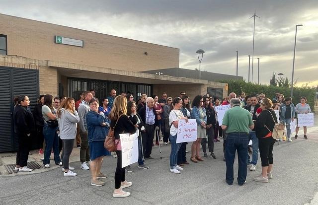 Protesta en Cúllar.