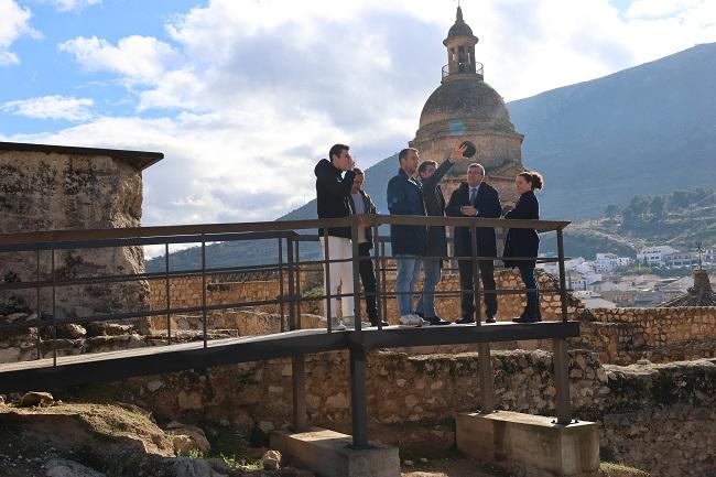 El subdelegado, en su visita a Loja este viernes.