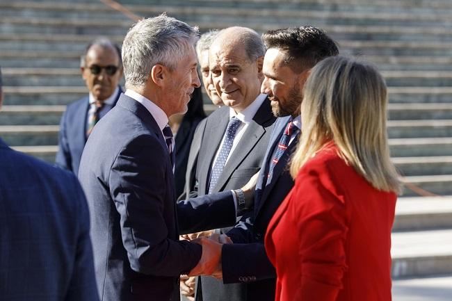 El ministro Marlaska en octubre pasado en Granada, en una reunión de seguridad para la cumbre europea.