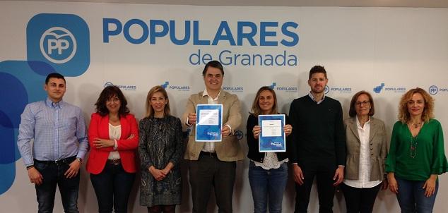 Miembros del PP que expondrán las ponencias. 