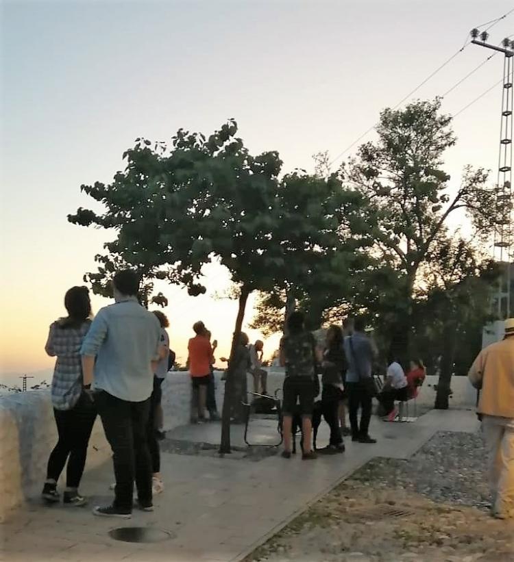 Imagen del mirador de la Vereda de Enmedio, el pasado fin de semana.