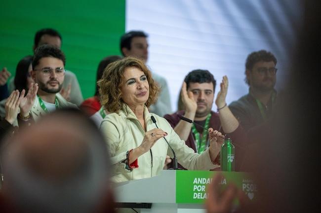 Montero, en el Congreso del PSOE-A.