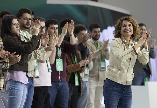 María Jesús Montero durante su intervención, en la apertura del Congreso.