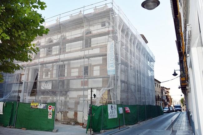 Palacio Marqueses de Cadimo en obras. 