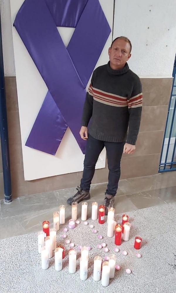 El portavoz de Podemos en Iznalloz, José Rodríguez.