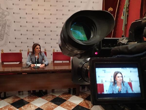 Raquel Ruz, en rueda de prensa.