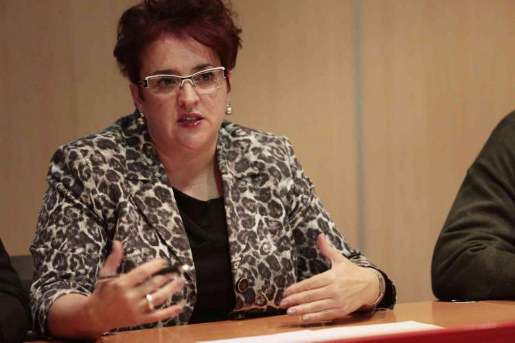 Teresa Jiménez, secretaria general del PSOE de Granada.