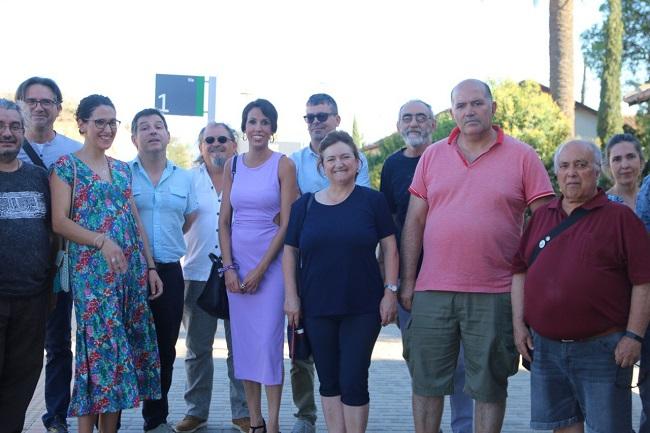 Candidatos de Sumar, en Guadix.