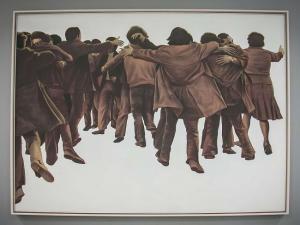 'El abrazo’ de Juan Genovés, 1976.