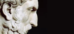 Estatua de Epicuro.