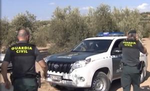 Guardias civiles en el operativo de búsqueda de la pantera.