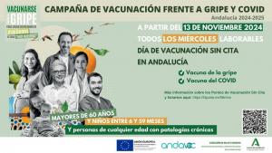 Cartel de la campaña de vacunación