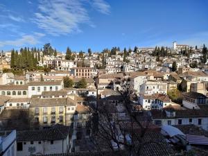 Albaicín, desde el Mirador de la Churra, en Granada.