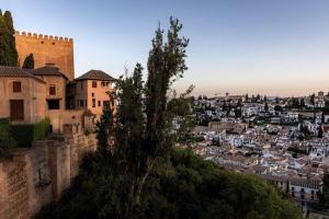 Imagen del amanecer desde la Alhambra.