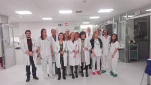 Integrantes de la nueva unidad de Cuidados Intensivos Cardiológicos.