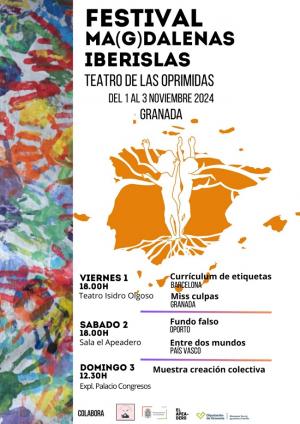 Cartel del primer Festival de Teatro de las Oprimidas.