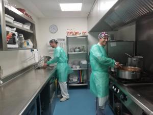 Cocineros del Virgen de las Nieves.